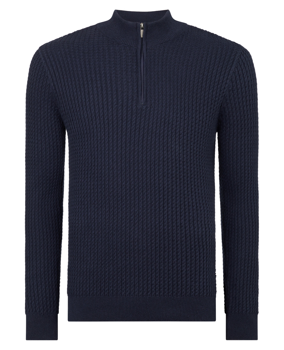 REMUS UOMO HALF ZIP - DARK BLUE