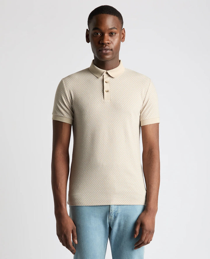 REMUS UOMO 58835 SS POLO - 92 BEIGE