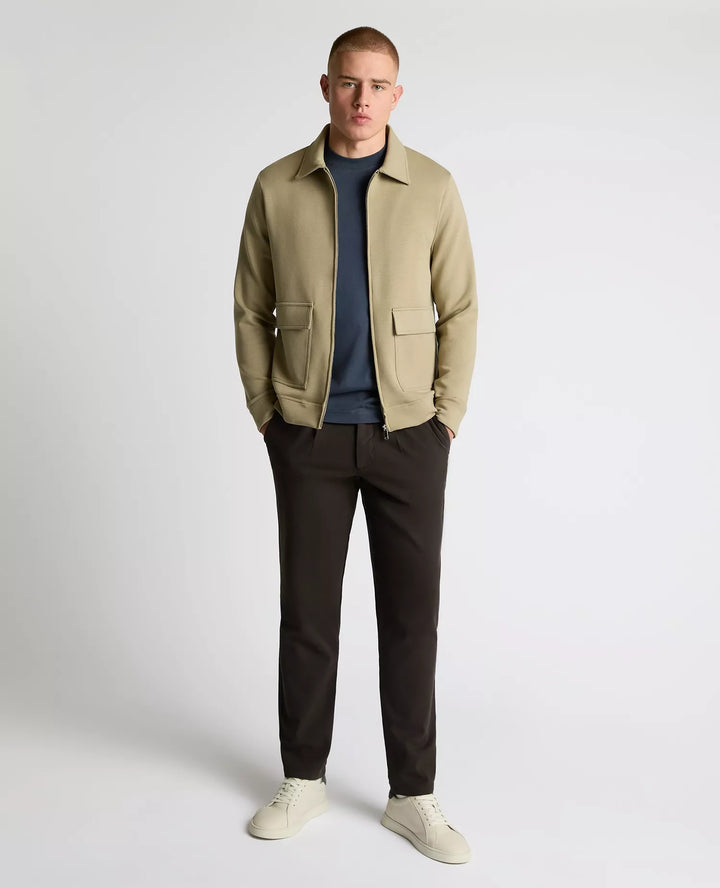 REMUS UOMO 58866 FZ SWEAT - 92 BEIGE
