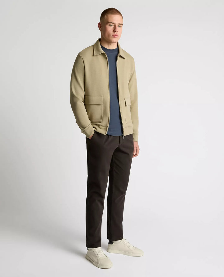 REMUS UOMO 58866 FZ SWEAT - 92 BEIGE