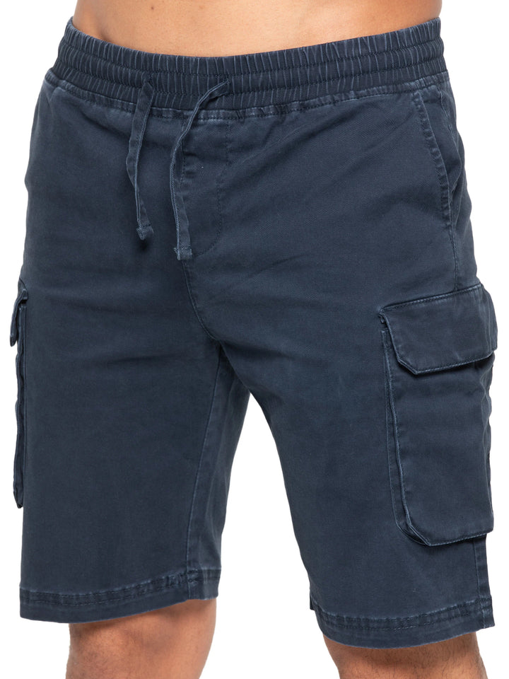 ENZO EZS613 CARGO SHORT - NAVY
