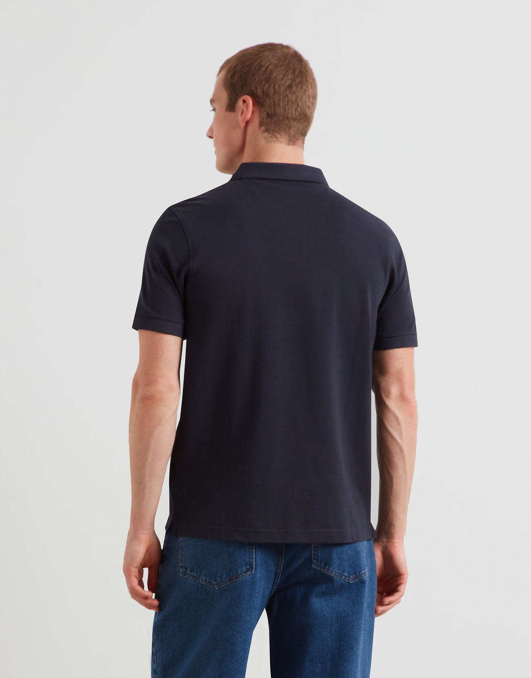 FARAH CUNNINGHAM SS POLO - TRUE NAVY