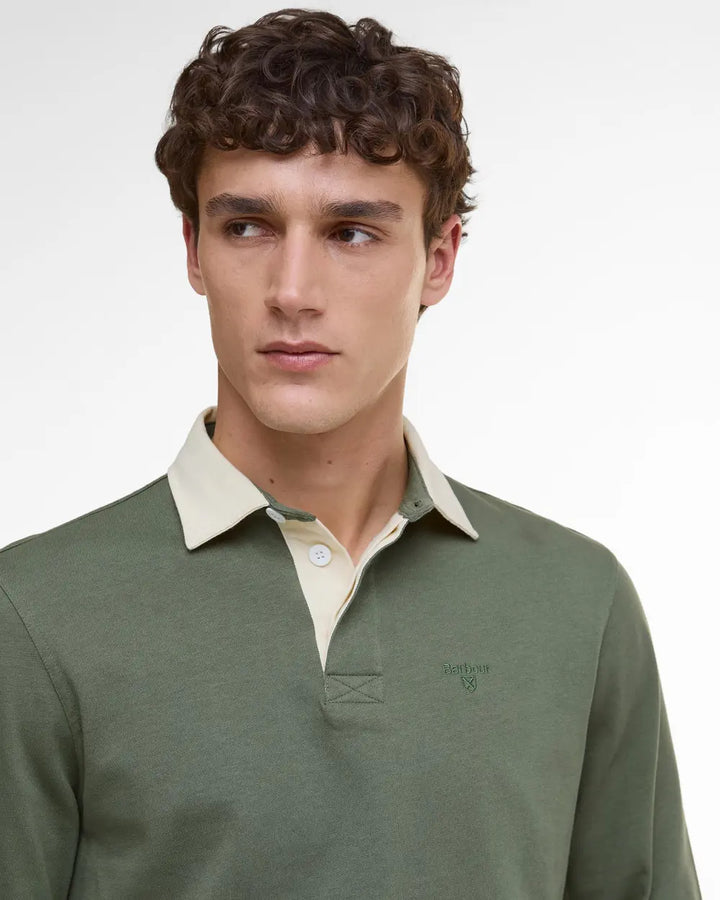BARBOUR HOWTOWN RUGBY SHIRT - THYME
