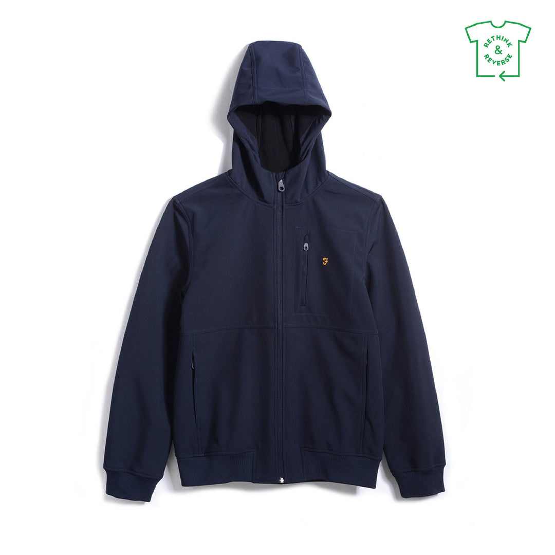 FARAH RUDD SOFTSHELL - TRUE NAVY