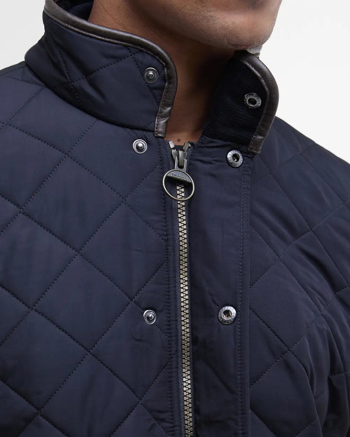 BARBOUR POWELL QUILT - NAVY