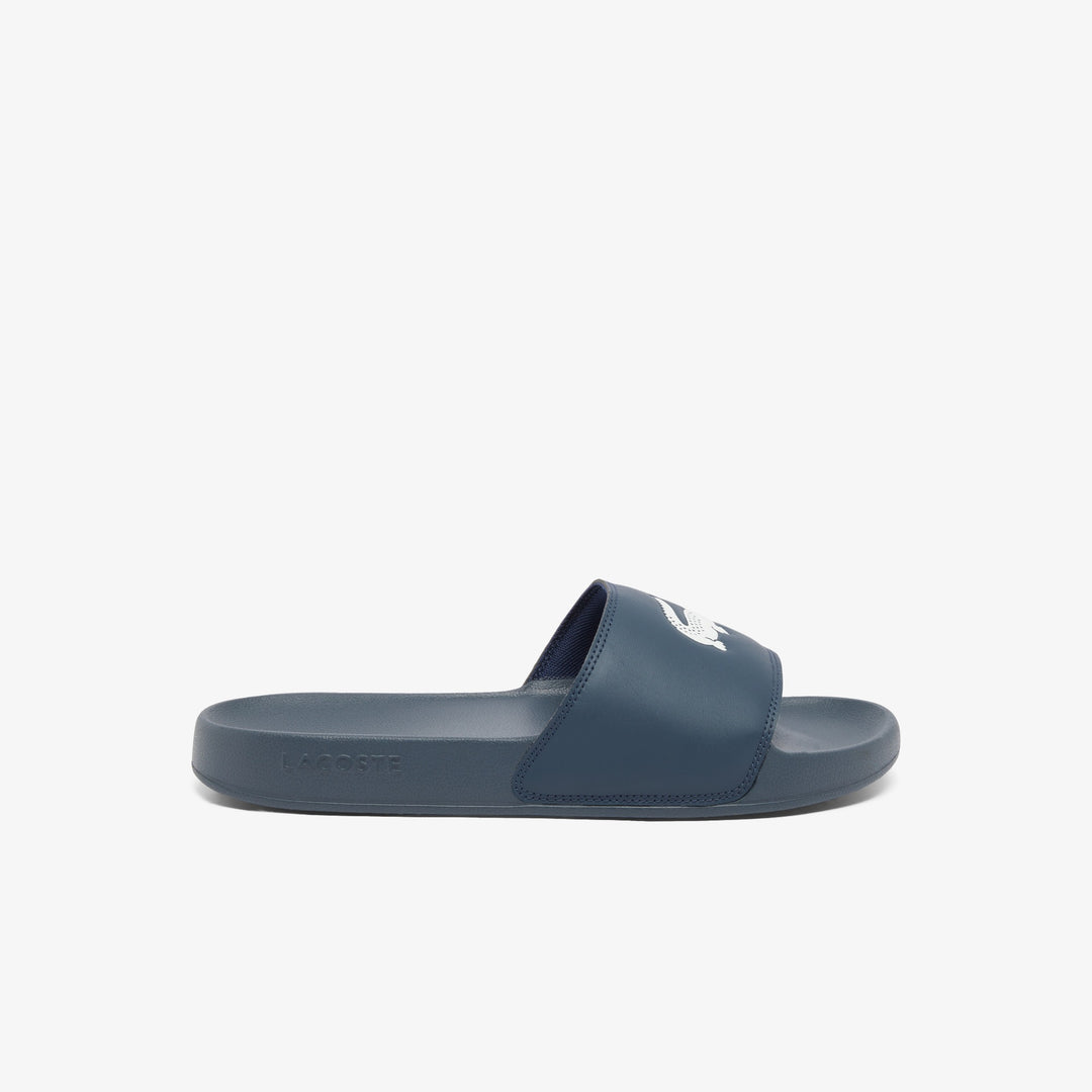 LACOSTE SERVE SLIDE - NAVY/WHITE