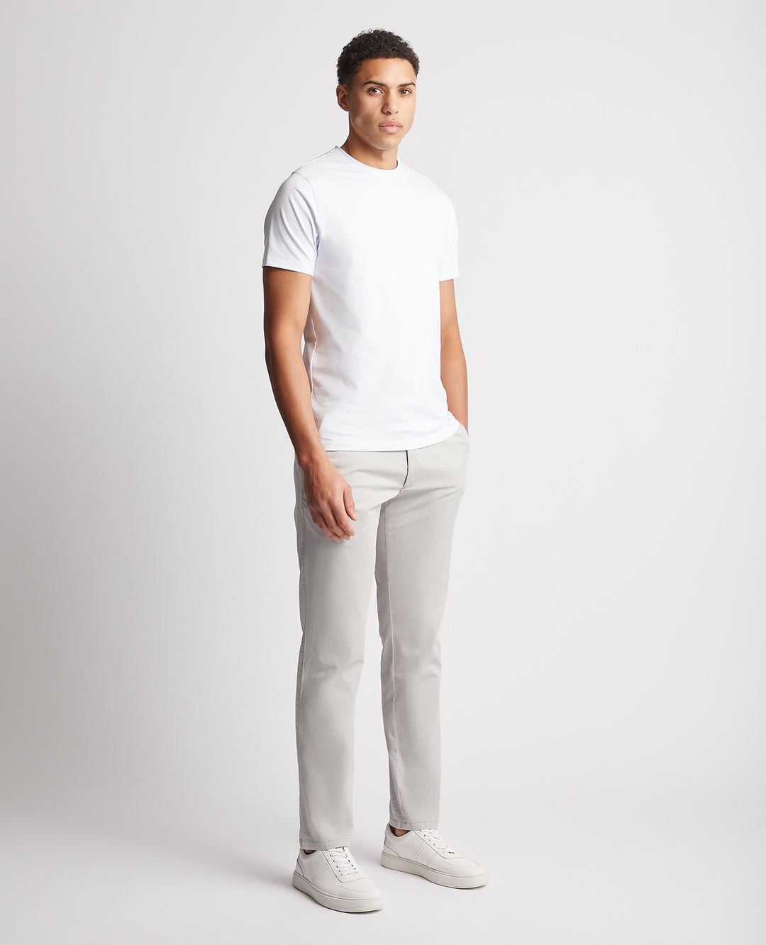 REMUS UOMO EMILIO CHINO - LIGHT GREY