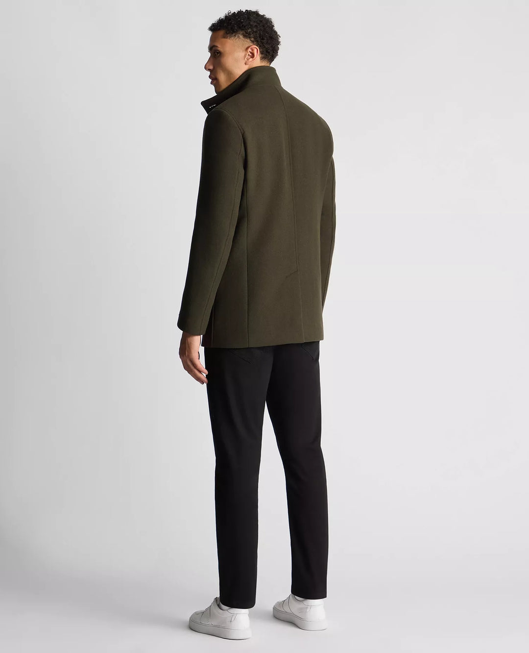 REMUS UOMO 90374 JONAH OVERCOAT - 37 GREEN