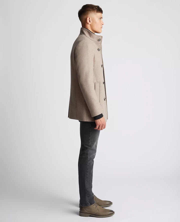 REMUS UOMO 90374 JONAH OVERCOAT - 96 TAUPE