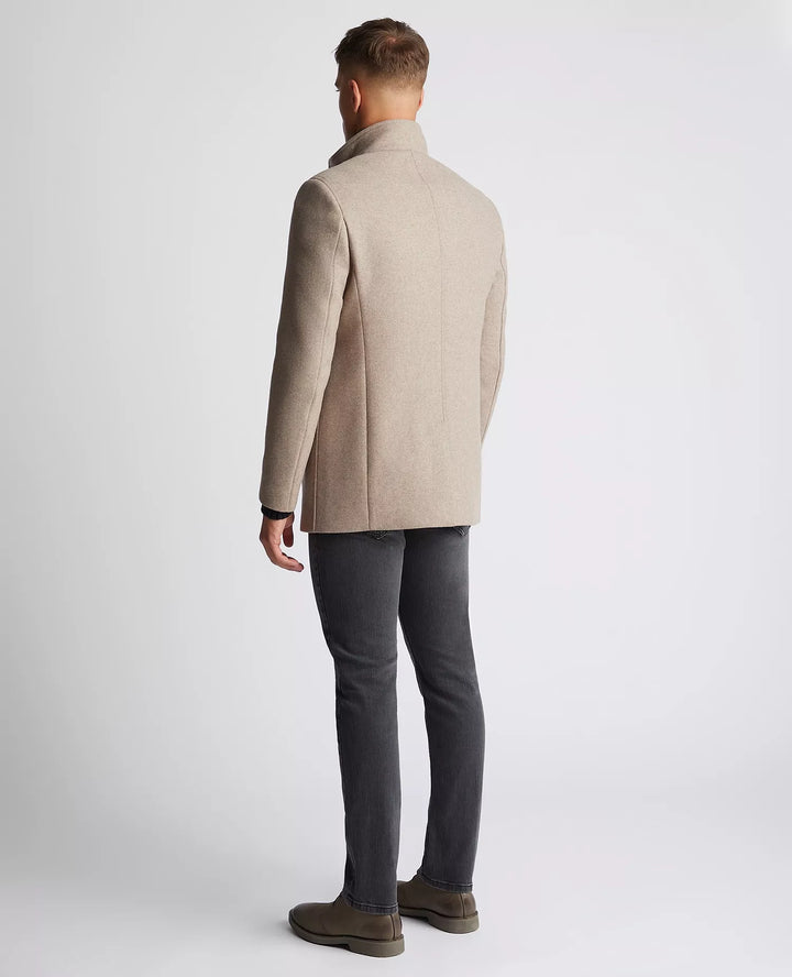 REMUS UOMO 90374 JONAH OVERCOAT - 96 TAUPE