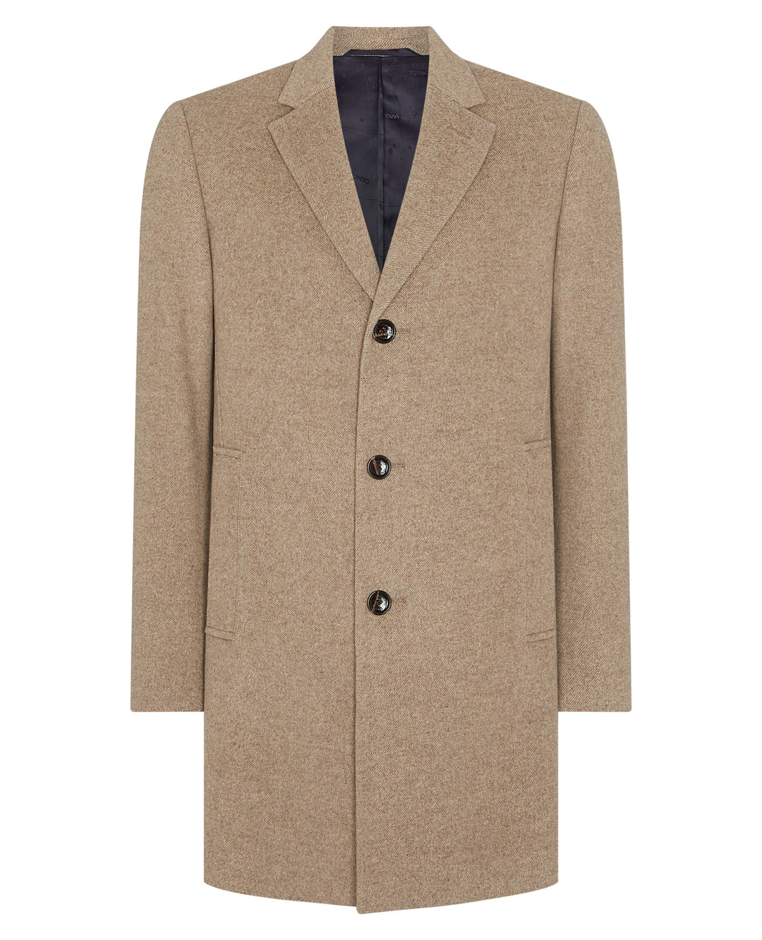 REMUS UOMO QUINN OVERCOAT - TAUPE