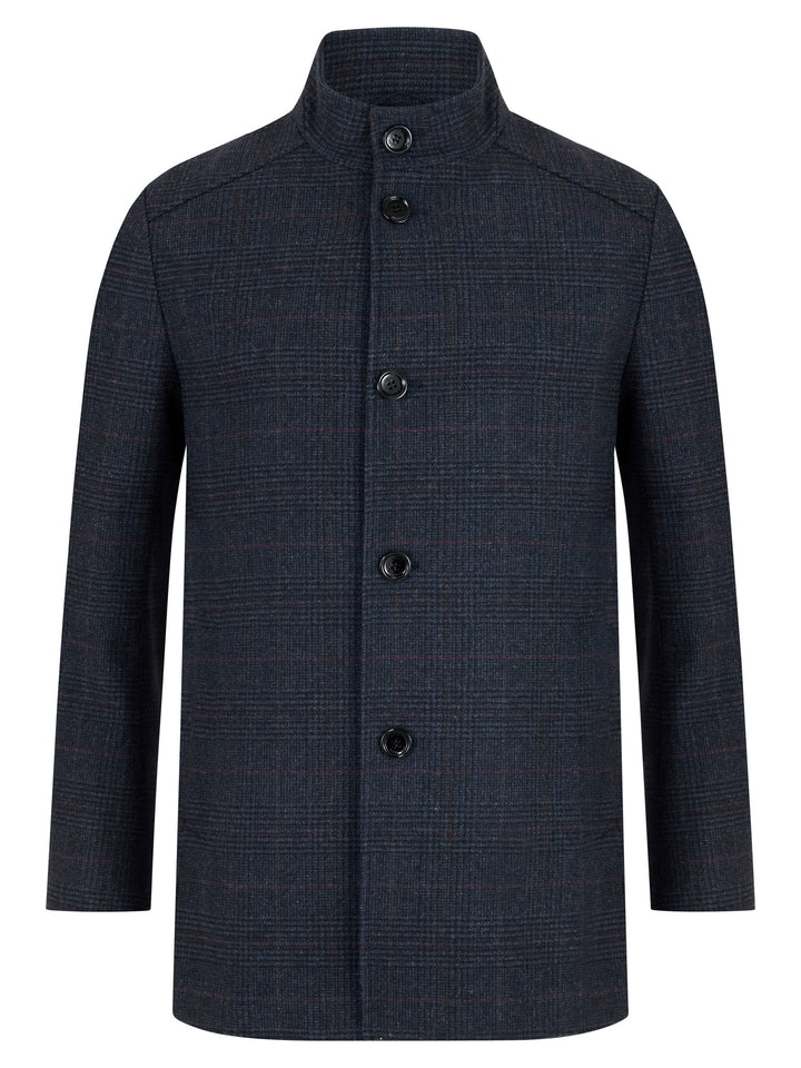DANIEL GRAHAME WATSON CHECK OVERCOAT