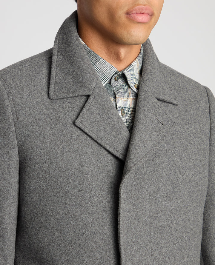 REMUS UOMO LOCHLAN OVERCOAT - 07 GREY