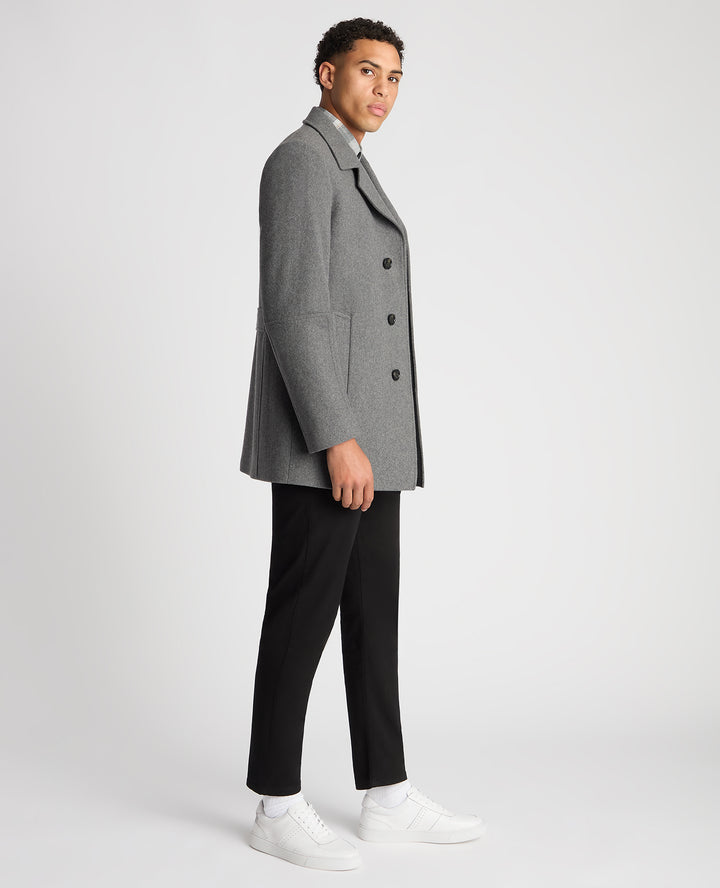 REMUS UOMO LOCHLAN OVERCOAT - 07 GREY