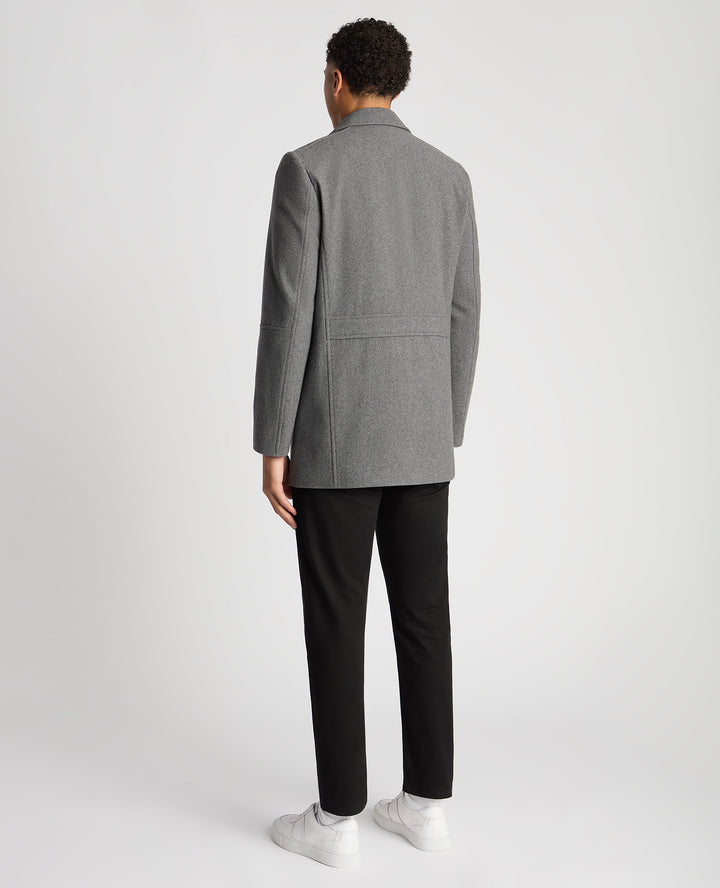 REMUS UOMO LOCHLAN OVERCOAT - 07 GREY