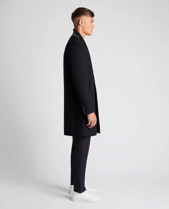 REMUS UOMO KAYDEN OVERCOAT - 79 NAVY