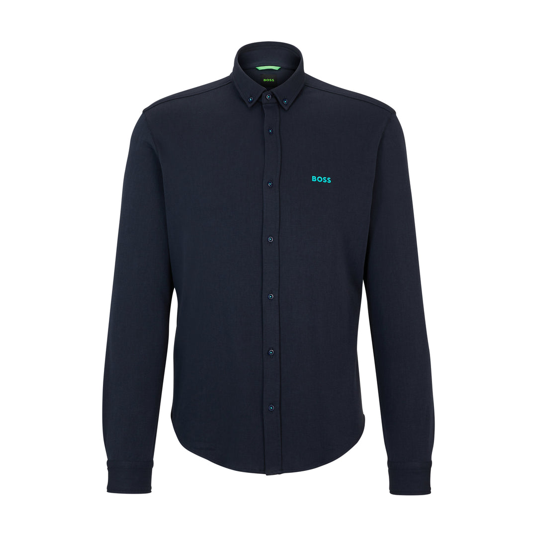 BOSS B_MOTION_L SHIRT - 402 DARK BLUE