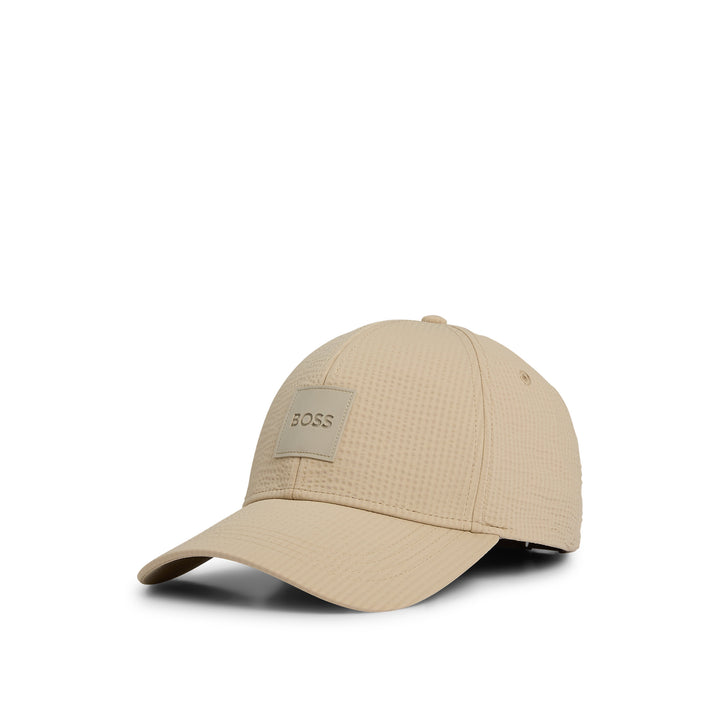 BOSS ZED-SEERSUCKER CAP - 275 BEIGE
