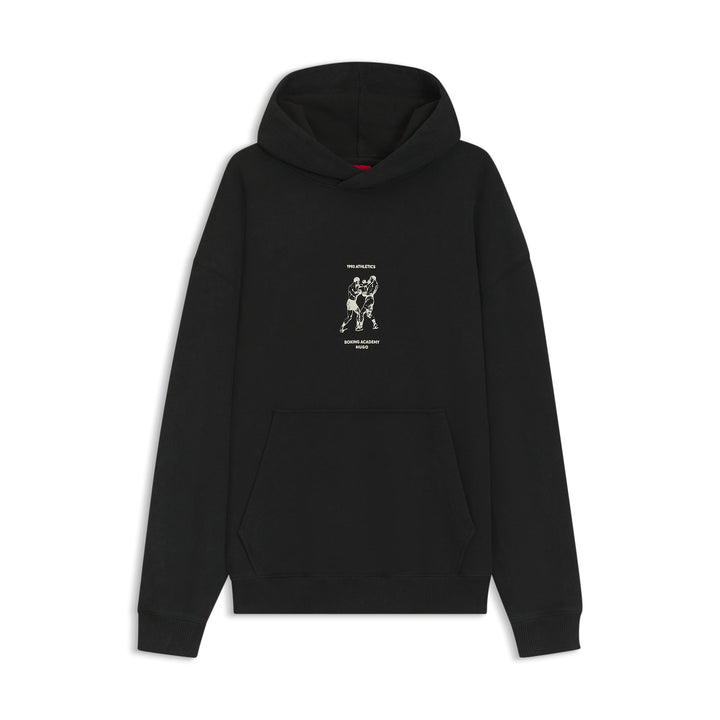 HUGO DUWRESTIE HOODIE - 001 BLACK