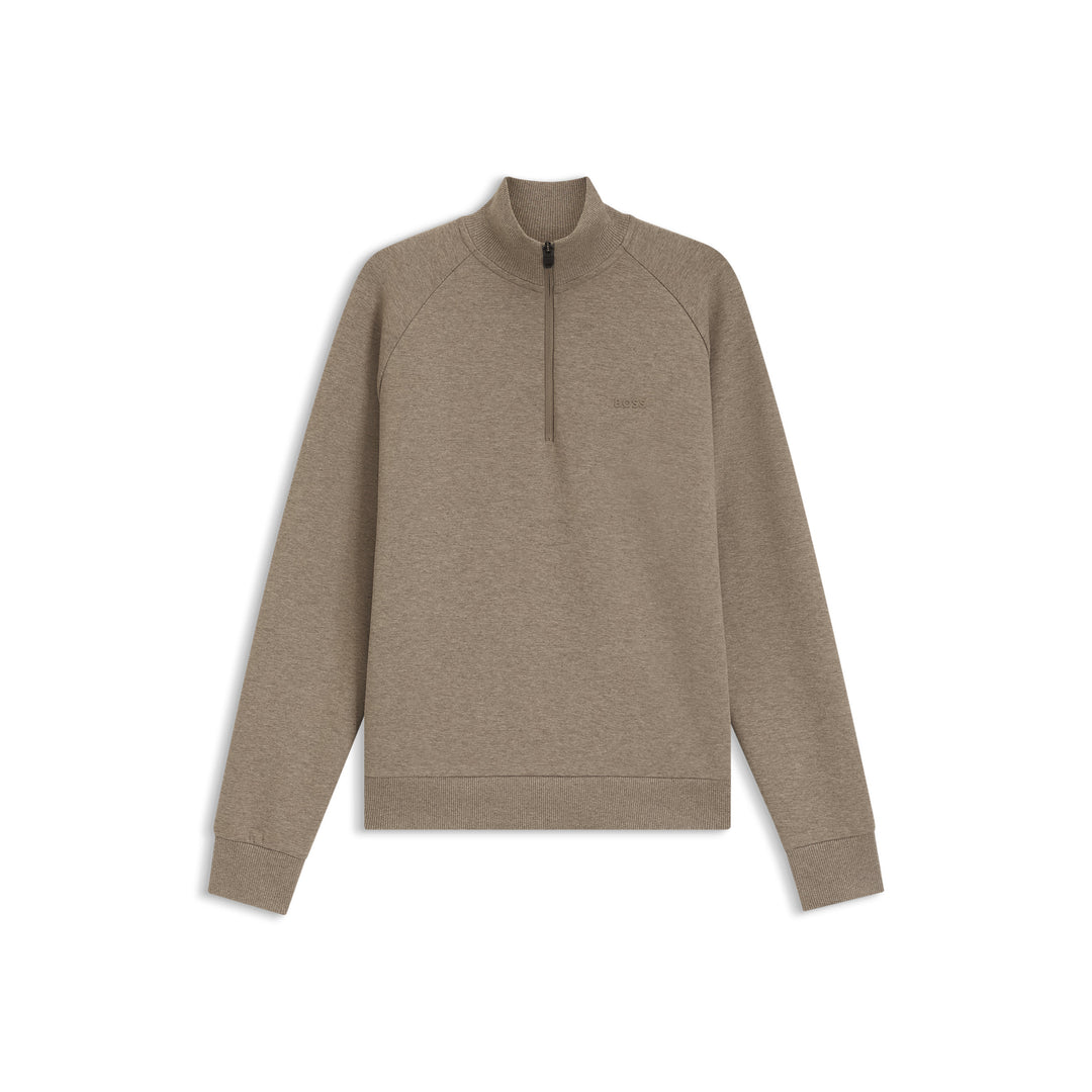 BOSS SWEAT - 238 LIGHT/PASTEL BROWN