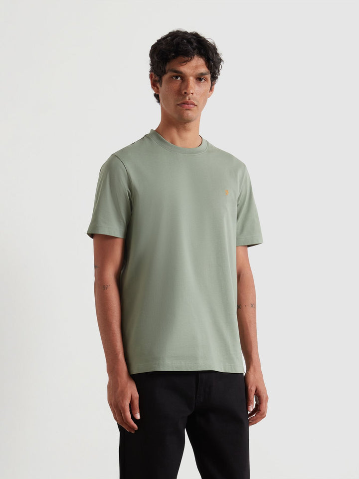 FARAH DANNY REG SS TEE - TARRAGON GREEN