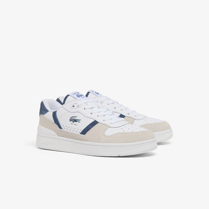 LACOSTE T-CLIP SNEAKER - WHITE/BLUE
