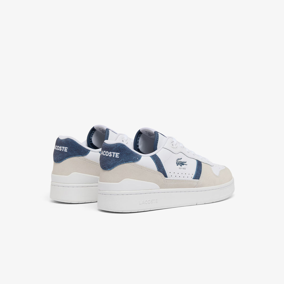 LACOSTE T-CLIP SNEAKER - WHITE/BLUE