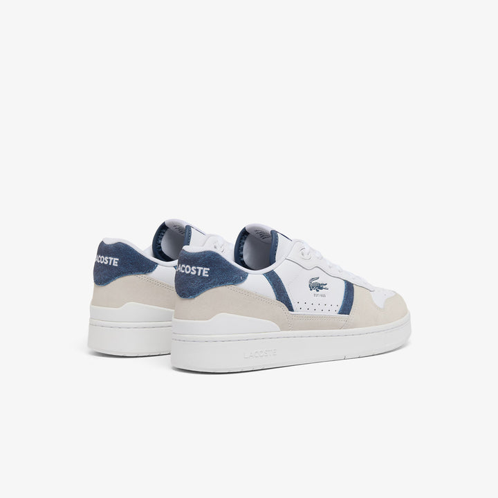 LACOSTE T-CLIP SNEAKER - WHITE/BLUE
