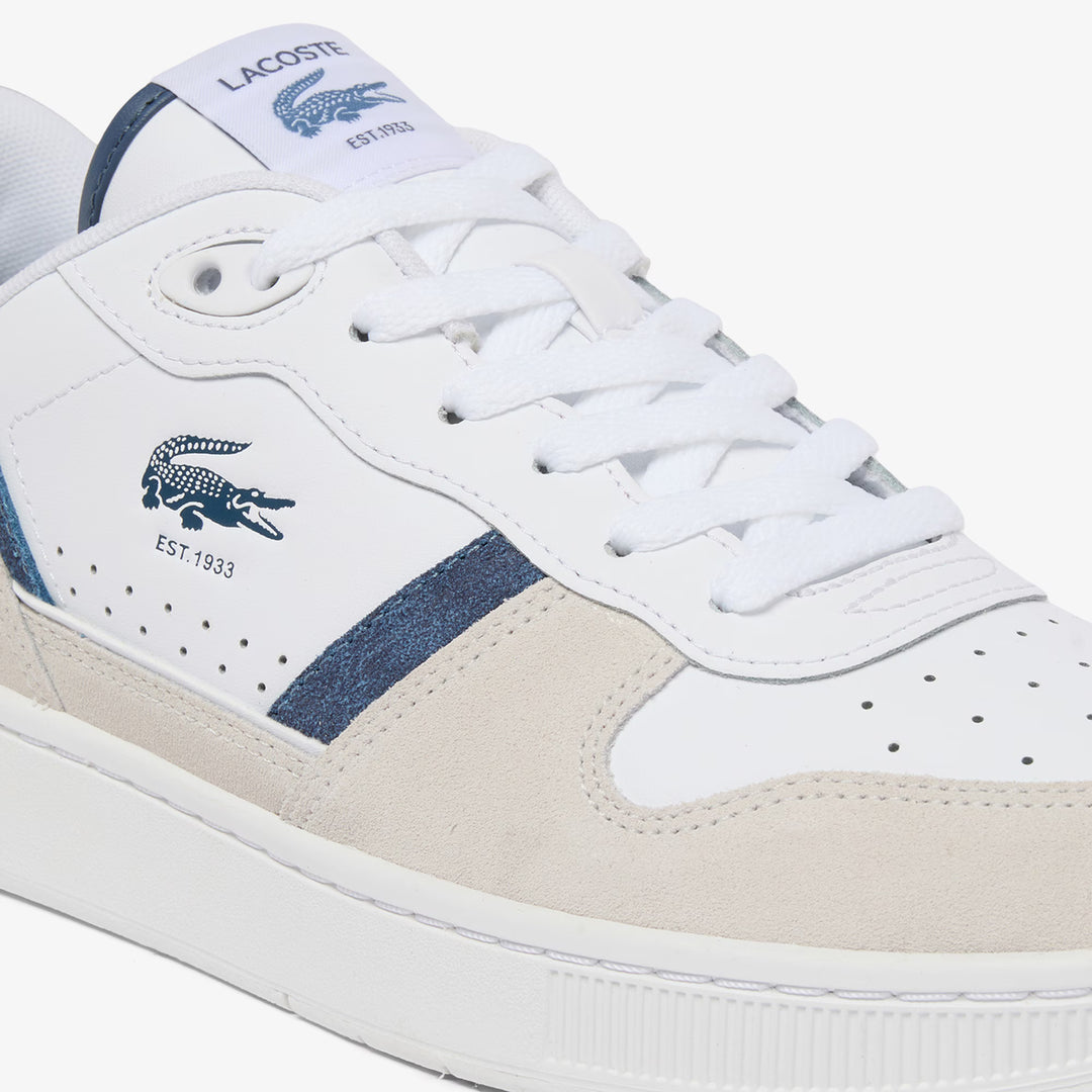 LACOSTE T-CLIP SNEAKER - WHITE/BLUE