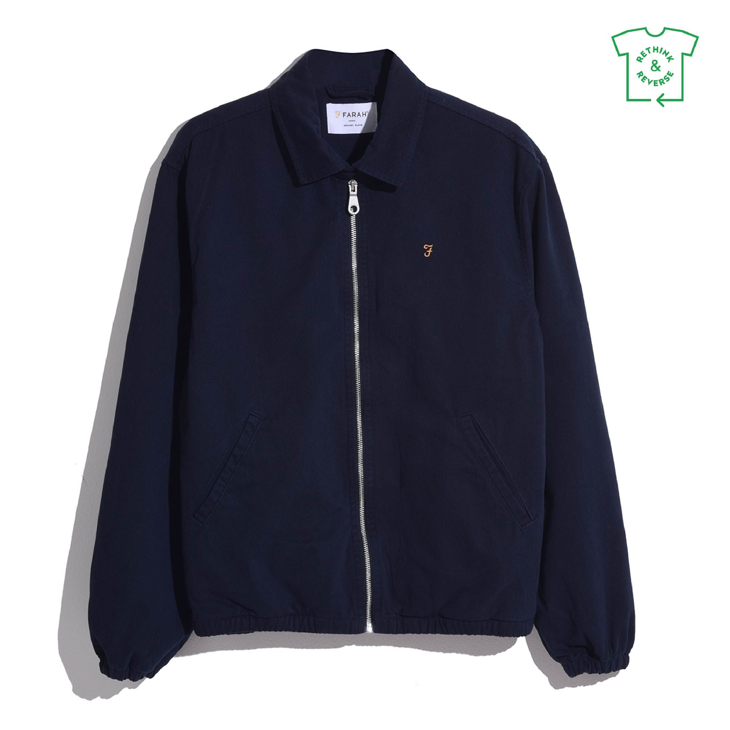 FARAH CANE BLOUSON JACKET NAVY