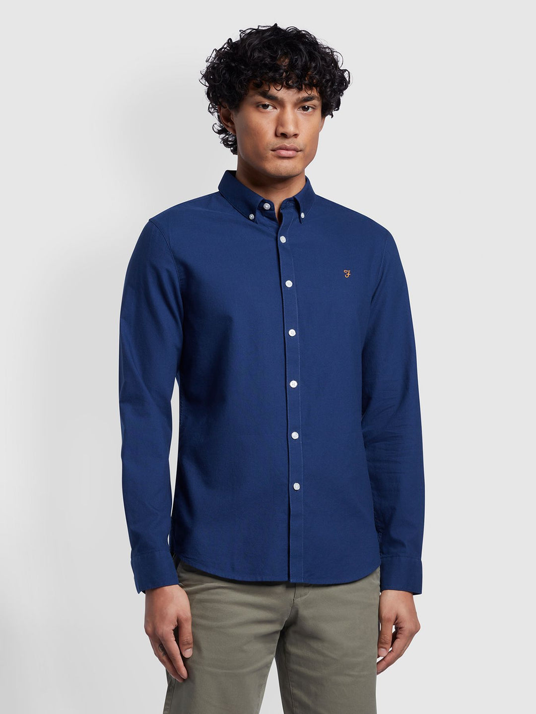 FARAH BREWER LS BD - RICH INDIGO