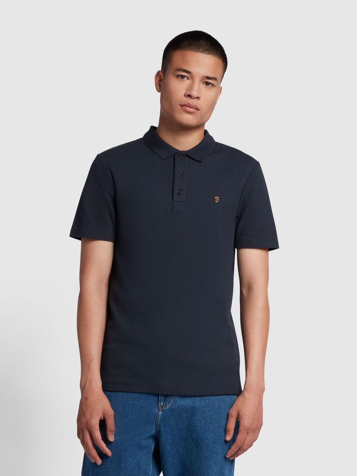 FARAH FORSTER SS POLO - NAVY