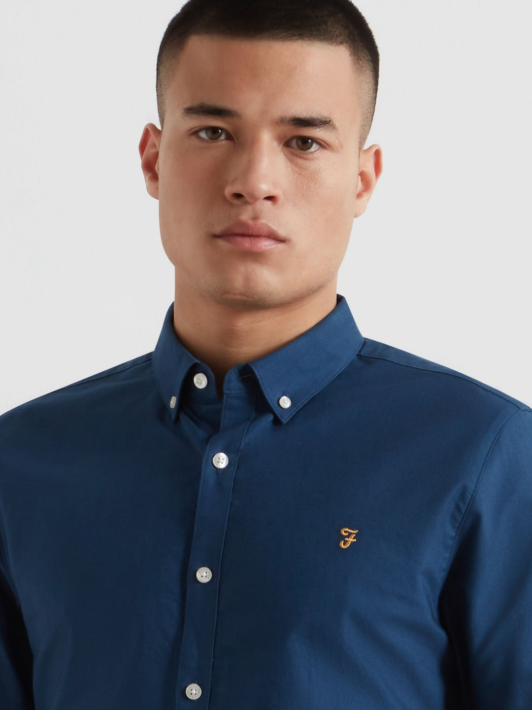 FARAH BREWER LS BD - AEGEAN BLUE
