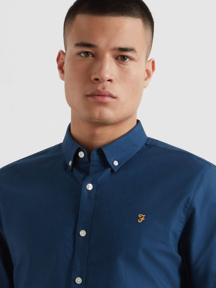 FARAH BREWER LS BD - AEGEAN BLUE