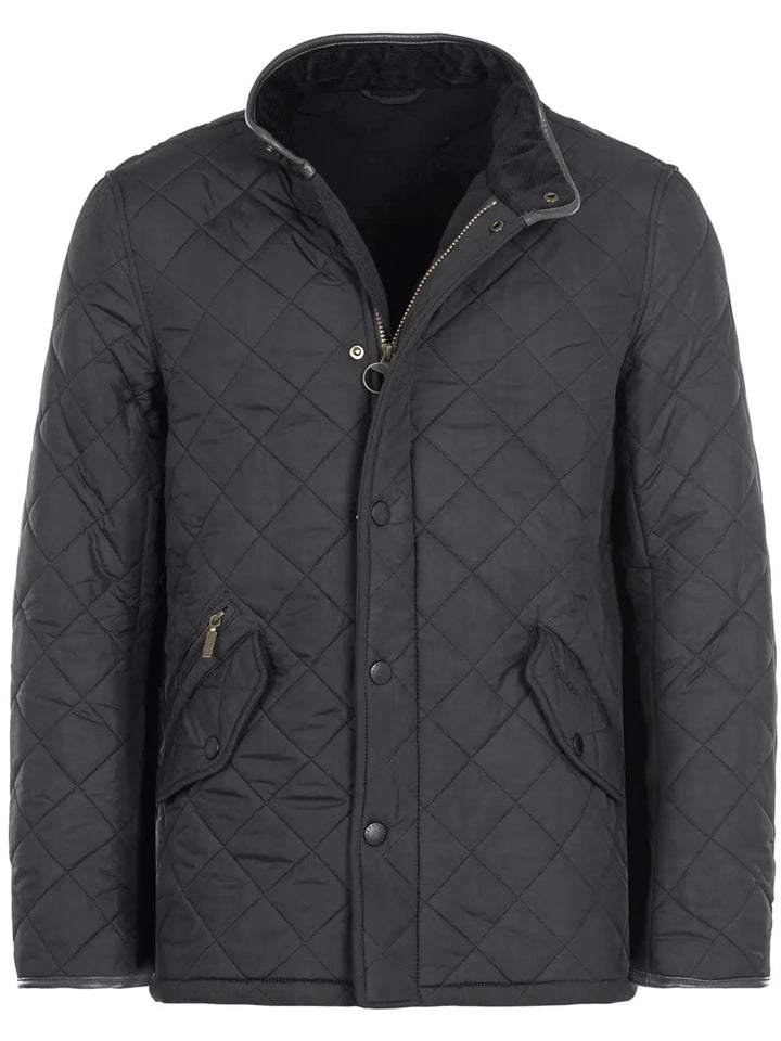 BARBOUR POWELL QUILT - BLACK