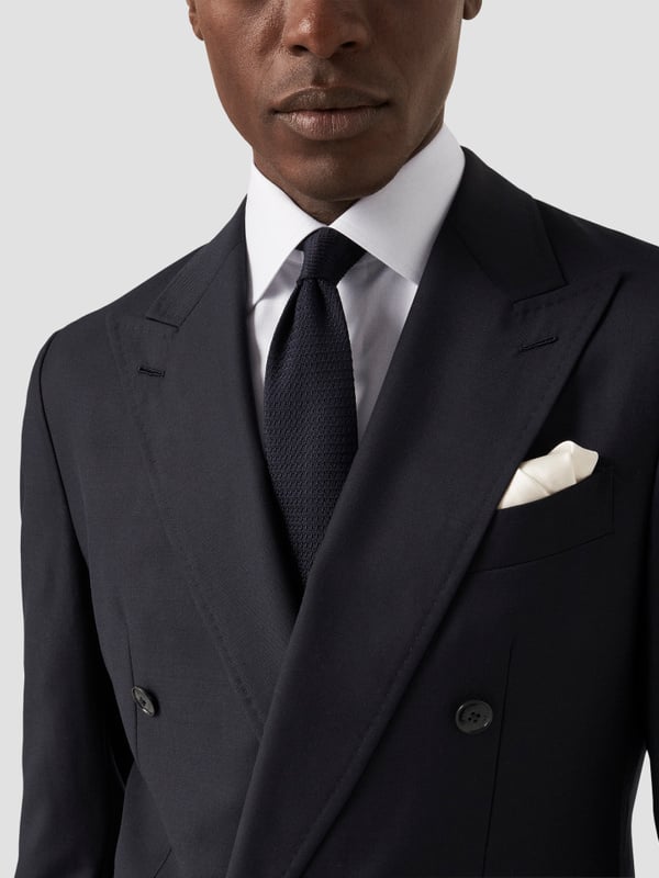 ETON SLIM FIT WHITE SIGNATURE TWILL CUT AWAY