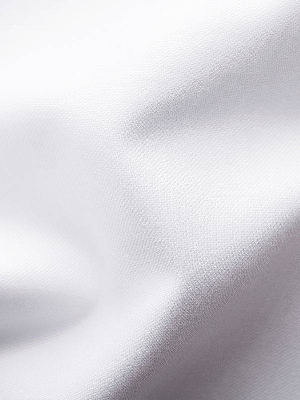 ETON CONTEMPORARY FIT WHITE NAVY DETAILS SIGNATURE TWILL SHIRT
