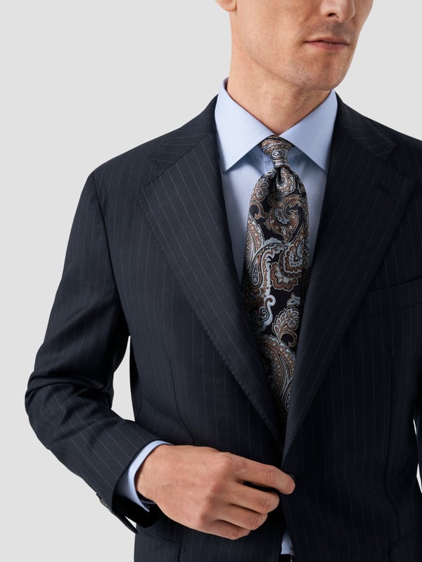 ETON SLIM FIT LIGHT BLUE SIGNATURE TWILL SHIRT