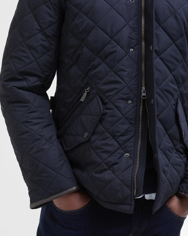 BARBOUR POWELL QUILT - NAVY