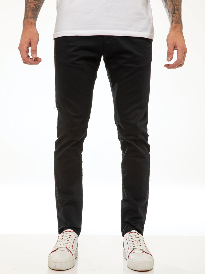 EJ EZ348 CHINO - BLACK