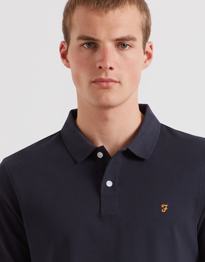 FARAH CUNNINGHAM SS POLO - TRUE NAVY