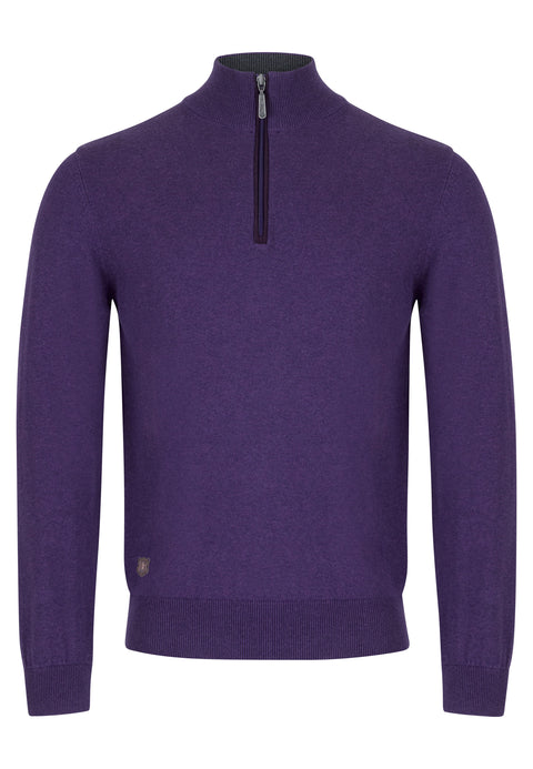 6TH SENSE HARRY 1/4 ZIP - PURPLE