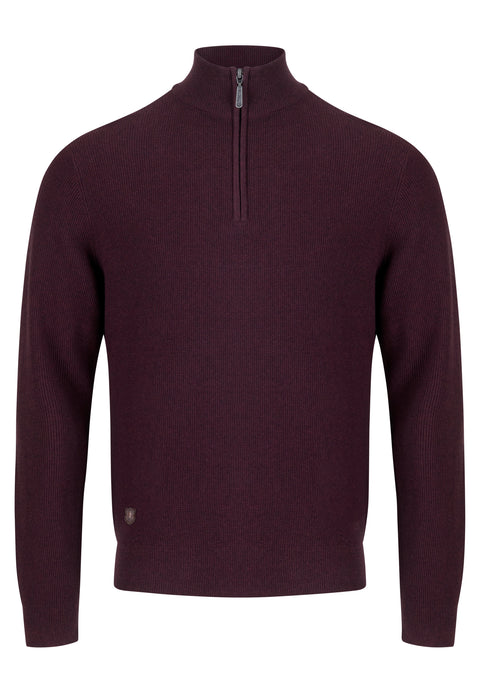 6TH SENSE TOMMY 1/4 ZIP - WINE