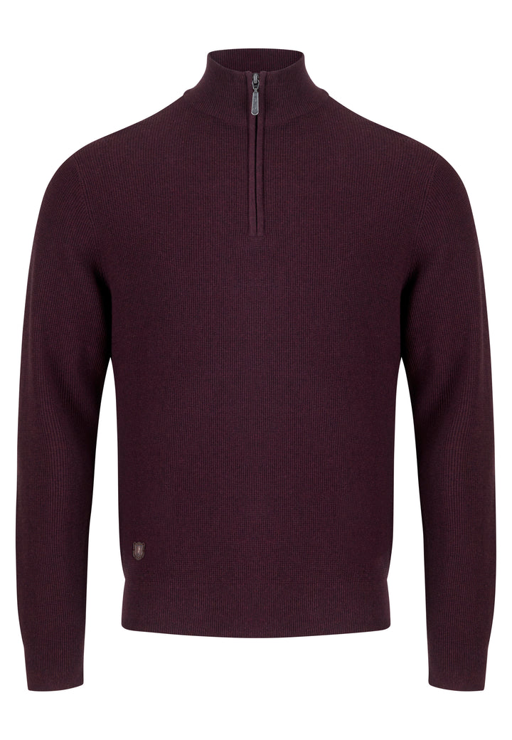 6TH SENSE TOMMY 1/4 ZIP - WINE