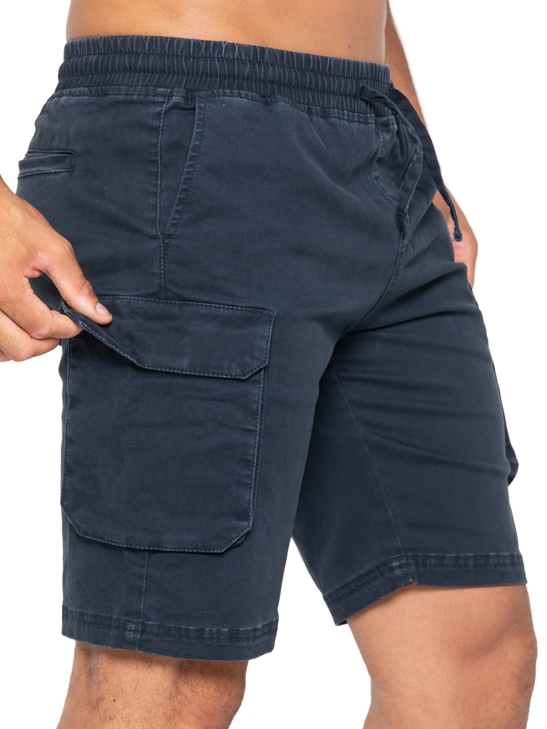ENZO EZS613 CARGO SHORT - NAVY