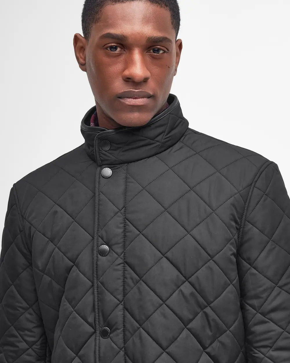 BARBOUR POWELL QUILT - BLACK