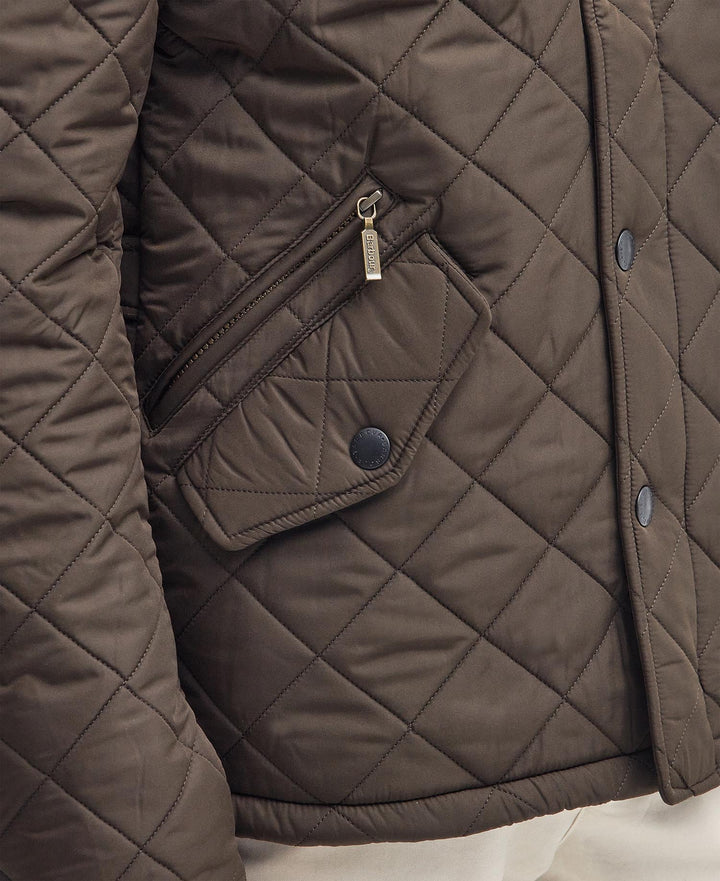 BARBOUR POWELL QUILT - OLIVE