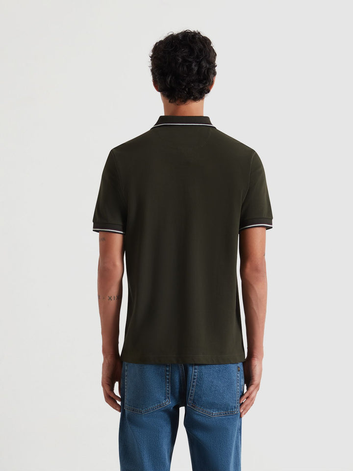 FARAH ELTON SS POLO - EVERGREEN