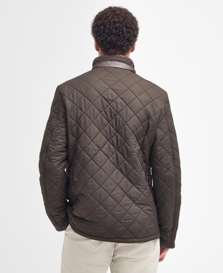 BARBOUR POWELL QUILT - OLIVE
