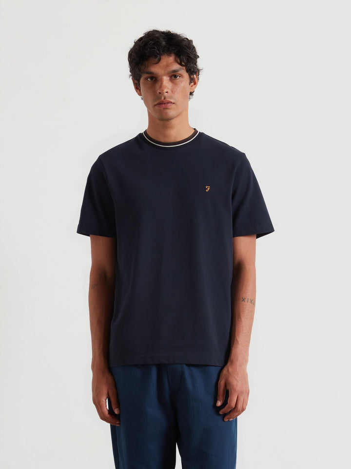 FARAH ELTON TEE - NAVY